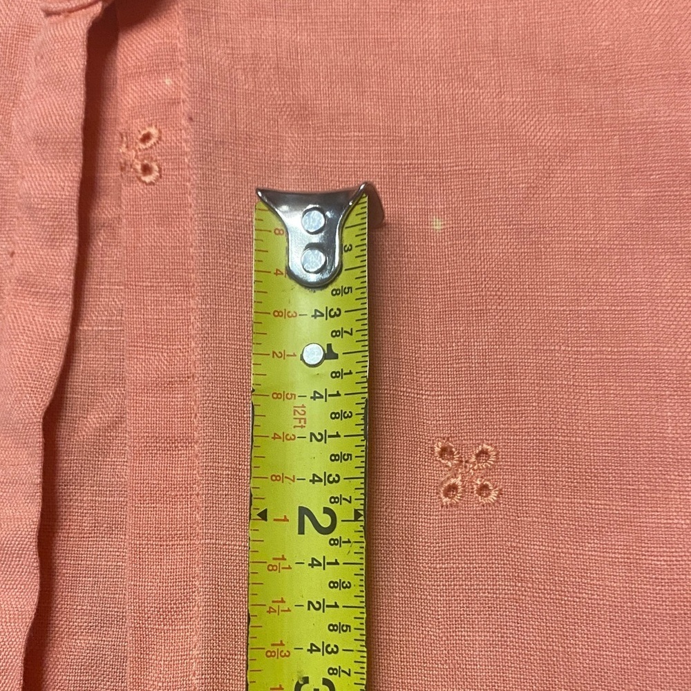 Chelsea Studio Medium Linen-Cotton Blend Top in Peach - Picture 12 of 14